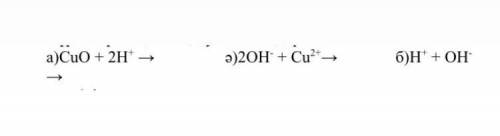 Напишите уравнение реакции, происходящей в результате взаимодействия следующих частиц: Напишите полн