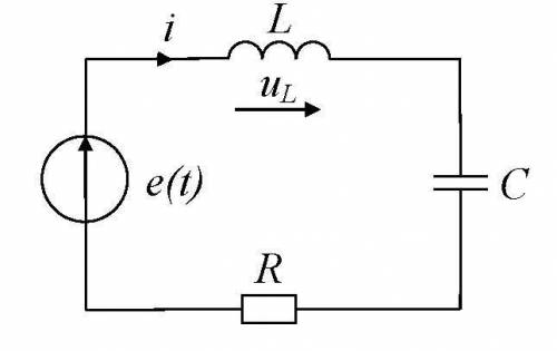 Для данной электрической цепи известны параметры: R=XC=8 кОм, L=30 мГн, uL(t)= 18sin(200t+66o) B. То