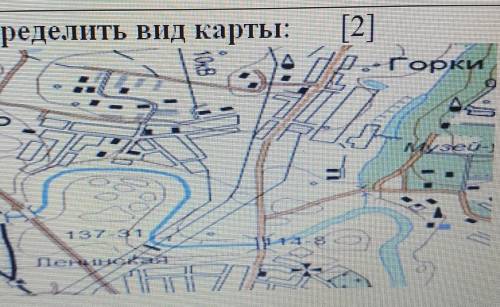 Определи вид карты по картинке ​