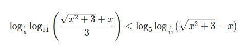 Найти решение неравенства log⁡15log⁡11(x2+3+x3) ​+x​) ​−x) и для неправильной дроби с взаимно просты