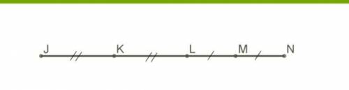 JK = 30 см; ML = 40 см. Используя данную информацию, вычисли длину отрезка JN. JN = см.