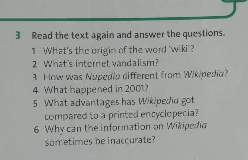 8 сынып, ағылшын 29бет. Ex3 Read the text again and answer the guestions. ​