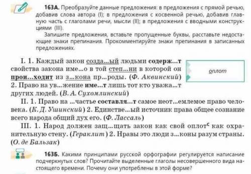 Посолите Русский язык 163А и Б ​