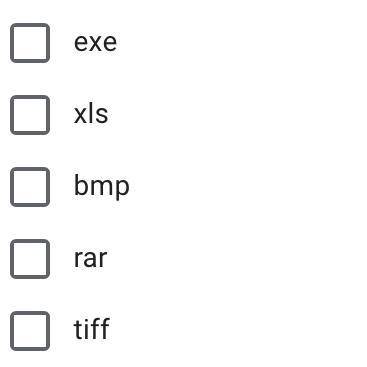 Перечислите расширение файлов, которые относятся к программам архиваторам?