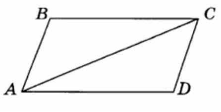Равные углы ВАС и АСD отложены по разные стороны от прямой АС (см.рисунок). Докажите, что ∆АВС= ∆СDА