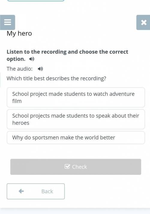 Listen to the recording and choose the correct option. The audio:Which title best describes the reco