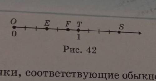 Чему равно расстояние от точки 0 точек Е, F, T И S​