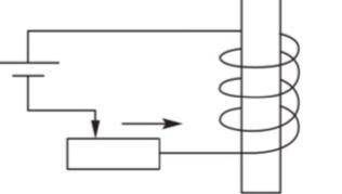 Як зміниться підіймальна сила електромагніту, якщо повзунок реостата перемістити в напрямку, зазначе