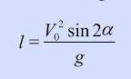 Преобразовать формулу из картинки к виду α = 1/2 * arcsin ( (l*g) / (v0)^2) Если можно распишите поп