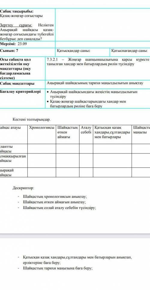 Комектесиндерш казакстан тарих​