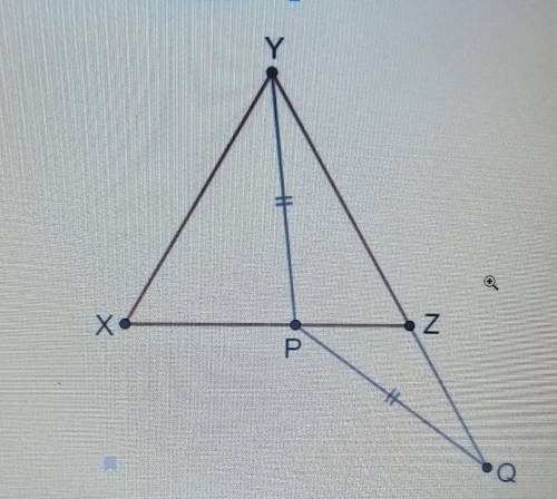 Пусть XYZ — равносторонний треугольник со стороной, равной 7. На стороне XZ отмечена точка P. Точка