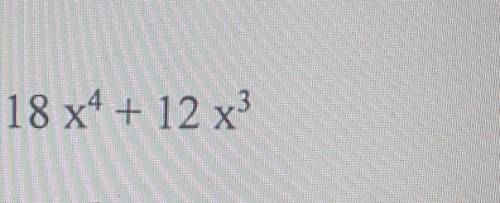 5.Вынесите общий множитель за скобки: 18 x^4 + 12 х^3​