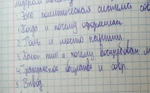 Эссе политической системы современной России.​