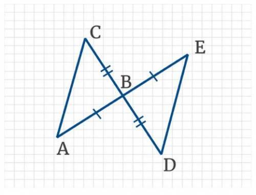 Какой из углов, изображённых на рисунке, равен углу А? 1) C 2) E 3) D