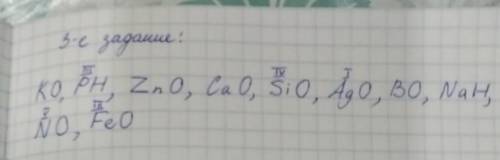 1) Что означают записи: 2F2, HCE, 2CO2, 5Ag, N2.2) Определите валентность элементов по формуле: Fe2O