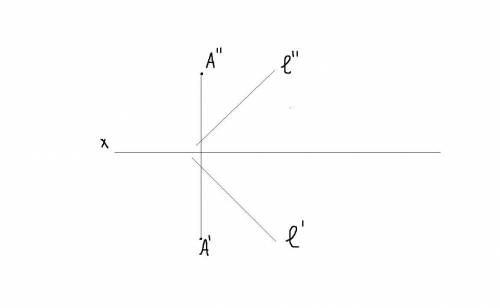 Построить проекции равнобедренного треугольника ABC. BC принадлежит L BC = 4/3 AK AK - высота