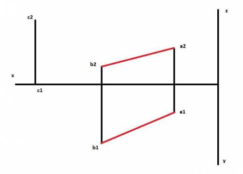 НАчертательная геометрия Построить горизонталь h проходящую через точку C и пересекает прямую AB