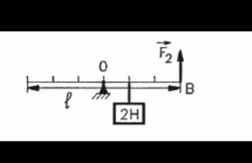 Рычаг длиной 120 см находится в равновесии. Какая сила приложена в точке В?​