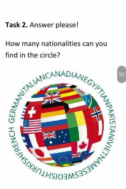 Найди страну в круге ​