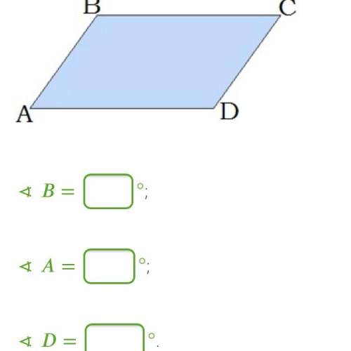 Вычисли остальные углы параллелограмма, если угол равен 59°. paralelograms.jpg