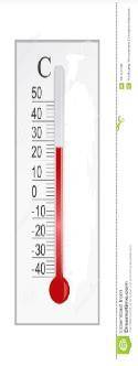 Определите показания температуры и запишите её с учетом погрешности, изображенных на рисунке термоме