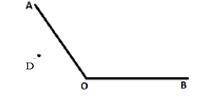 Дан угол АОВ и точка D, не лежащая в его внутренней области. а) Постройте луч DС, который пересекал