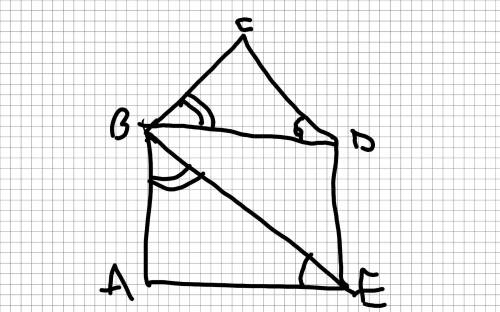 ЗА ЗАДАЧУ! В выпуклом пятиугольнике ABCDE вершину B соединено равными между собой диагоналями с двум