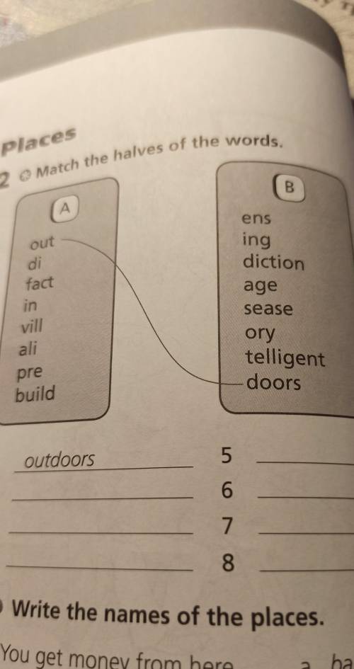 Match the halves of the words)Pli​