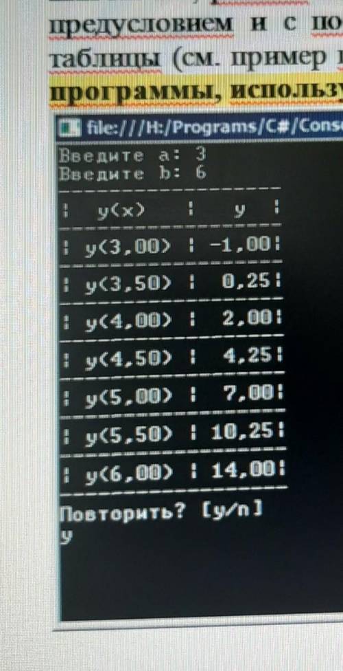 ОБЯЗАТЕЛЬНО В С#. y=sin(arctg(c)). Вывести значение функции на промежутке [а..b] с шагом 0,5, решить