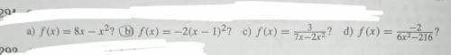 умные люди291.С каким значением x функция y=f(x) имеет отрицательное решение?​