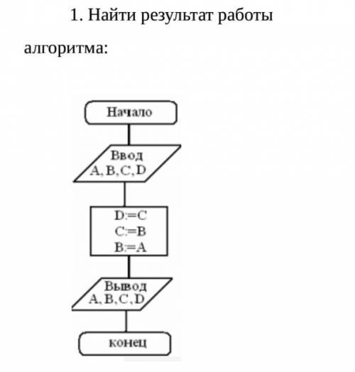 а? Очень Для первого задания есть 3 вариантa. 1. А=0; b=-1; c=-2; d=-3 2. A=1; b=0; c=-1; d=-2 3. A