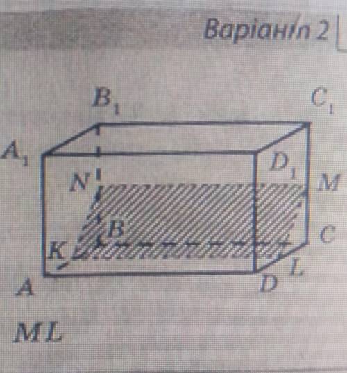 1.Укажіть пряму, яка паралельна прямій ML А. BCБ KLВ. MNГ. KNД. MLЗа малюнком2.Укажіть відрізок, яки