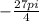 -\frac{27pi}{4}