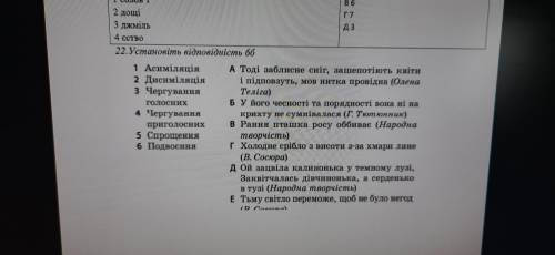 Установіть відповідність