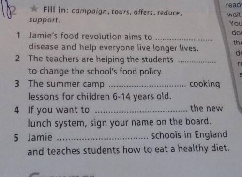 1 Jamie's food revolution aims to ...disease and help everyone live longer lives.2 The teachers are