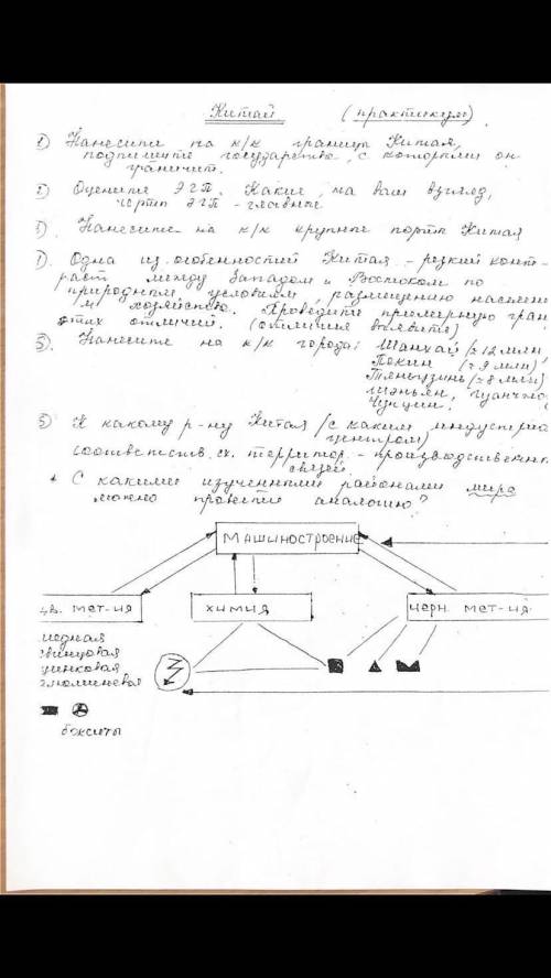 География. 11 класс. Тест по теме Китай