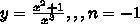 Написати рівняння дотичної да нормалі до кривої в точці x0=n у=x^2+1/x^3, при n=-1