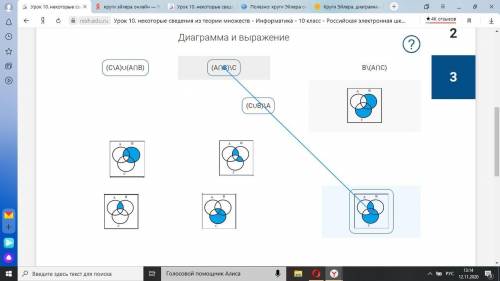 Логические функции Диаграмма и выражение (C\A)∪(A⋂B) (A⋂B)\C B\(A⋂C) (C∪B)\A