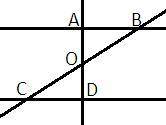 Заданы две параллельные прямые AB и СD, а также прямая AD, перпендикулярная им. Точка О – середина о