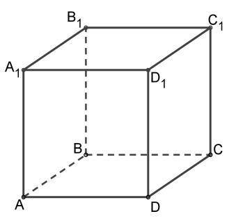 Дано: АBCDА1B1C1D1 – куб, AВ=2 см. Найти: 1) угол между В1С и AD; 2) угол между BD1 и А1B1C1; 3) рас