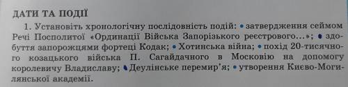 Установіть хронологічну послідовність дій,будь ласка)​