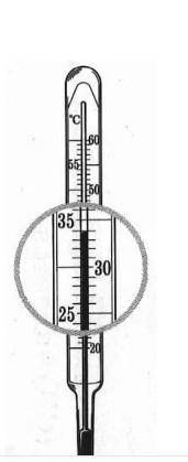 Определите цену деления термометра,изображённого на рисунке