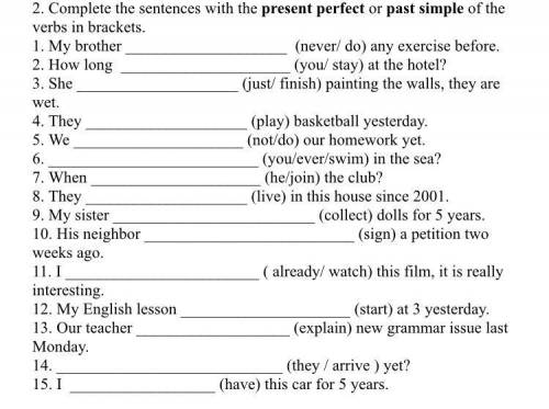 Please help me Past simple/present perfect