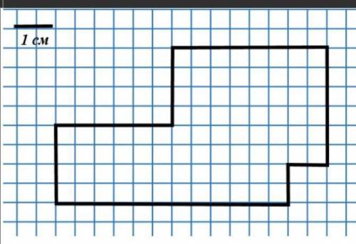 Найдите периметр (в см) многоугольника, изображенного на рисунке.​