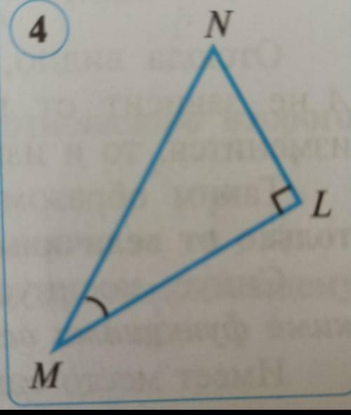 5. В прямоугольном треугольнике MNL sin N =24/25 Какие стороны треугольника можно найти изэтого раве