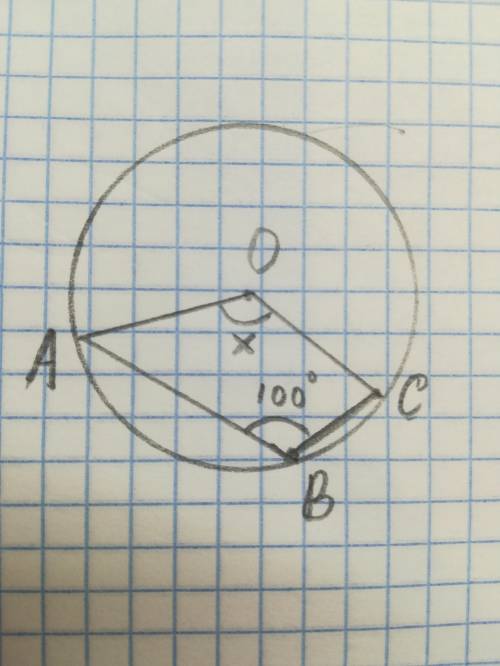 По данным рисунка найдите угол х (О-центр окружности) С подробным решением