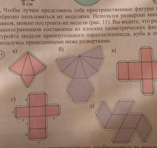 чтобы лучше представить себе пространственные фигуры тела обратно пользоваться их моделями используя