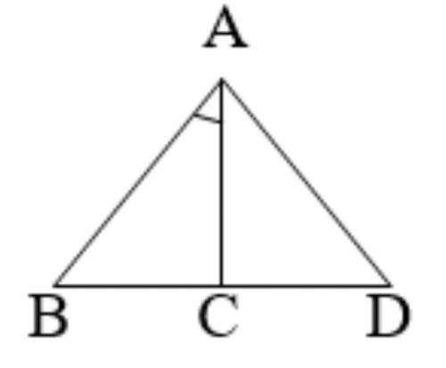 Дано: ∆ ABD - треугольник. AD = 5 м AC - высота AC = 4 м, BD = 6 мНайти: cosВAС; sinВAС; tgВAС; ctgВ