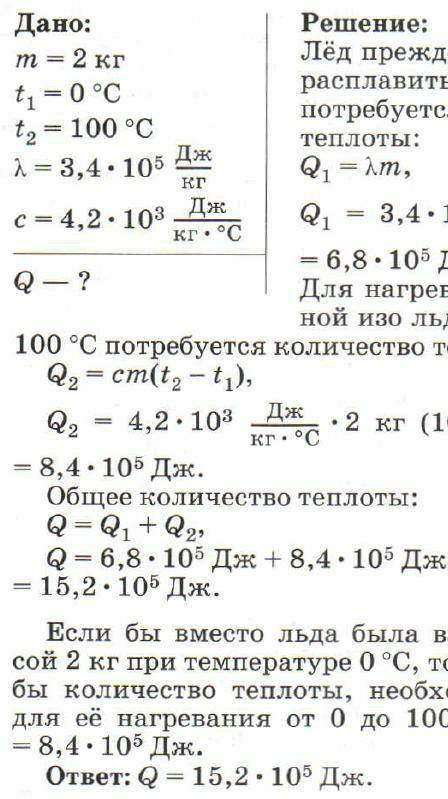 На лед массой 2,4 кг, взятый при температуре минус 25оС, направляют струю водяного пара при температ