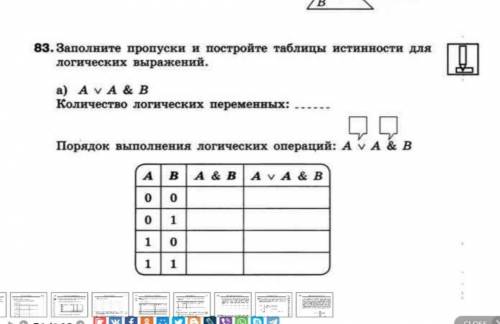 Заполните пропуски и постройте